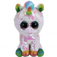 TY Beanie Boos flitrový PIXY - jednorožec 15 cm