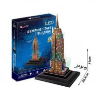 Puzzle 3D Empire State Building/LED - 38 dílků