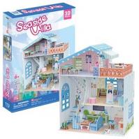 Puzzle 3D -Dollhouse Seaside Villa--112 dílků