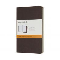 Moleskine: Sešity 3 ks linkované hnědé S