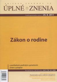 UZZ 2011 Zákon o rodine