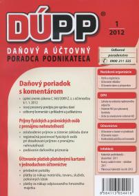 DUPP 1/2012 Daňový poriadok s komentárom