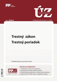 UZZ 8/2014 Trestný zákon