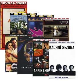 Komplet filmů 8DVD (Pelíšky + Horem pádem + Mlýny + Anne Leibovitz + Pro lásku či pro vlast + Hamlet + Kachní sezóna + Štěstí + Šeptej + Jan Saudek)