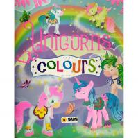 Unicorns - colours - lila