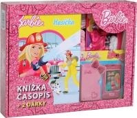 Barbie Hasička - Kufřík (knižka, časopis + 2 dárky)