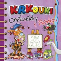 Krkouní omalovánky s říkankou - omalovánka