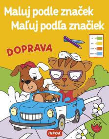 Maľuj podľa značiek - Doprava