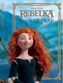 Diář - W. Disney Rebelka školní diář září 2013 - prosinec 2014