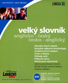 Velký slovník anglicko-český, česko-anglický