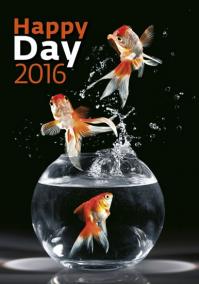 Kalendář nástěnný 2016 - Happy Day