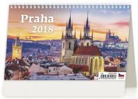 Kalendář stolní 2018 - Praha 226x139