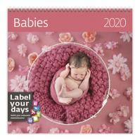 Kalendář nástěnný 2020 - Babies