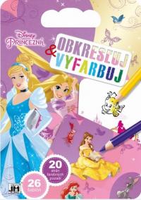 Obkresľuj a vyfarbuj/ Princezné