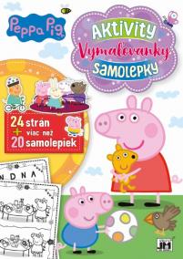 24 strán + viac než 20 samolepiek! Peppa Pig