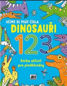 Učíme se psát čísla - Dinosauři 123