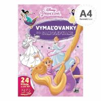 Vymaľovanky A4+/ Princezné