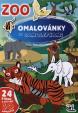 Omalovánky A4 se samolepkami Zoo