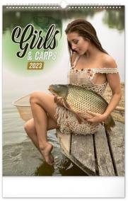 Nástěnný kalendář Girls and Carps 2023