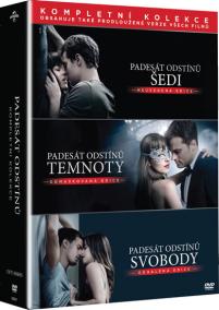 Padesát odstínů Šedi/Temnoty /Svobody - Kompletní kolekce 3 DVD