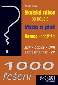 1000 řešení č. 9-10/2021, Školský zákon