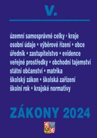 Zákony V 2024 Veřejná správa, Školství