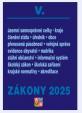 Zákony V 2025 Veřejná správa, Školství - Školství, Územní celky a členění státu, Obce, Kraje