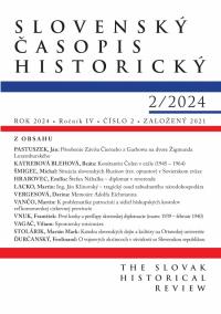 Slovenský časopis historický  2/2024