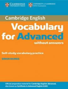 Cambridge Vocabulary for Advanced without Answers 