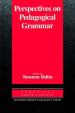 Perspectives on Pedagogical Grammar: PB