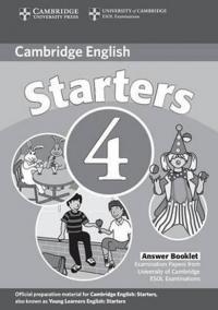 Cambridge English Starters 4 Answer Booklet