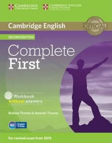 Complete First 2nd Edition: Workbook without answers with Audio CD