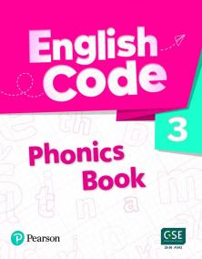 English Code 3 Phonics Book with Audio - Video QR Code