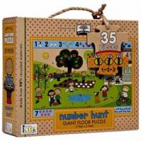 Number Hunt Giant Floor Puzzle