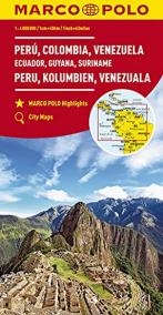 Peru, Kolumbie, Venezuela, Ecuador  1:4M