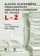 Slovník slovenských prekladateľov umeleckej literatúry 20. storočie (L - Ž)