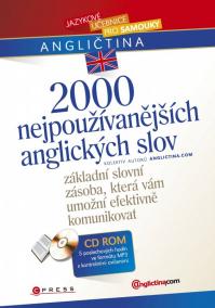 2000 nejpoužívanějších anglických slov + verze 1 CD v MP3 formátu