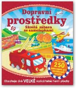 Dopravní prostředky - Skvělá zábava se samolepkami