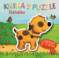 Štěňátko - Kniha s puzzle