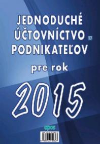 Jednoduché účtovníctvo podnikateľov pre rok 2015