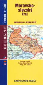 Moravsko-slezský kraj automapa/plány měst 1:200 000/1:15 000