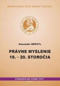 Právne myslenie 19. a 20. storočia