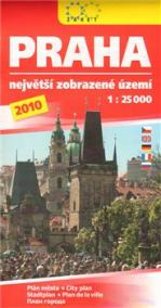 Praha 2009 Největší zobrazované území