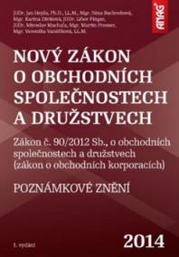 Nový zákon o obchodních společnostech a družstvech 2014