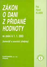 Zákon o dani z přidané hodnoty 2003