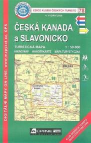 KČT 78 Česká Kanada a Slavonicko 1:50 000