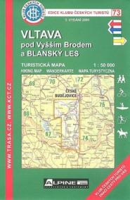 KČT 73 Vltava pod Vyšším Brodem a Blanský Les 1:50 000