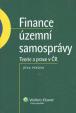 Finance územní samosprávy - teorie a praxe v ČR