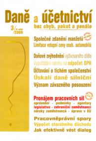 Daně a účetnictví bez chyb, pokut a penále 3/2005