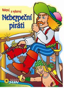 Nebezpeční piráti - nalepuj a vybarvuj